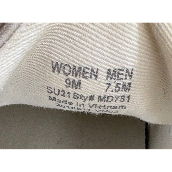 Madewell MWL SU21 Style MD781 Women's Size 9M Beige Yellow Chunky Sole Sneakers - Picture 7 of 10